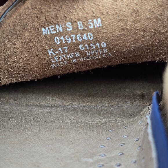 Sperry Top Sider Authentic Boat Shoes Men's 8.5 M Tan Sahara Leather 2-Eye - Picture 1 of 8